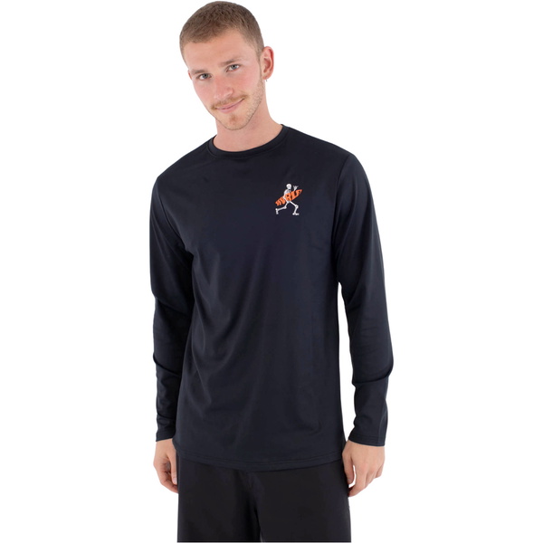 2026 Hurley Männer Reguläre Flamengue-Langarm-Lycra-Weste MLEU00006 - Black